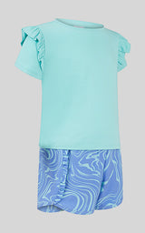 Toddler Girls 2 PC Short Sleeve Top and Lightstreme Running Short