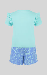Toddler Girls 2 PC Short Sleeve Top and Lightstreme Running Short