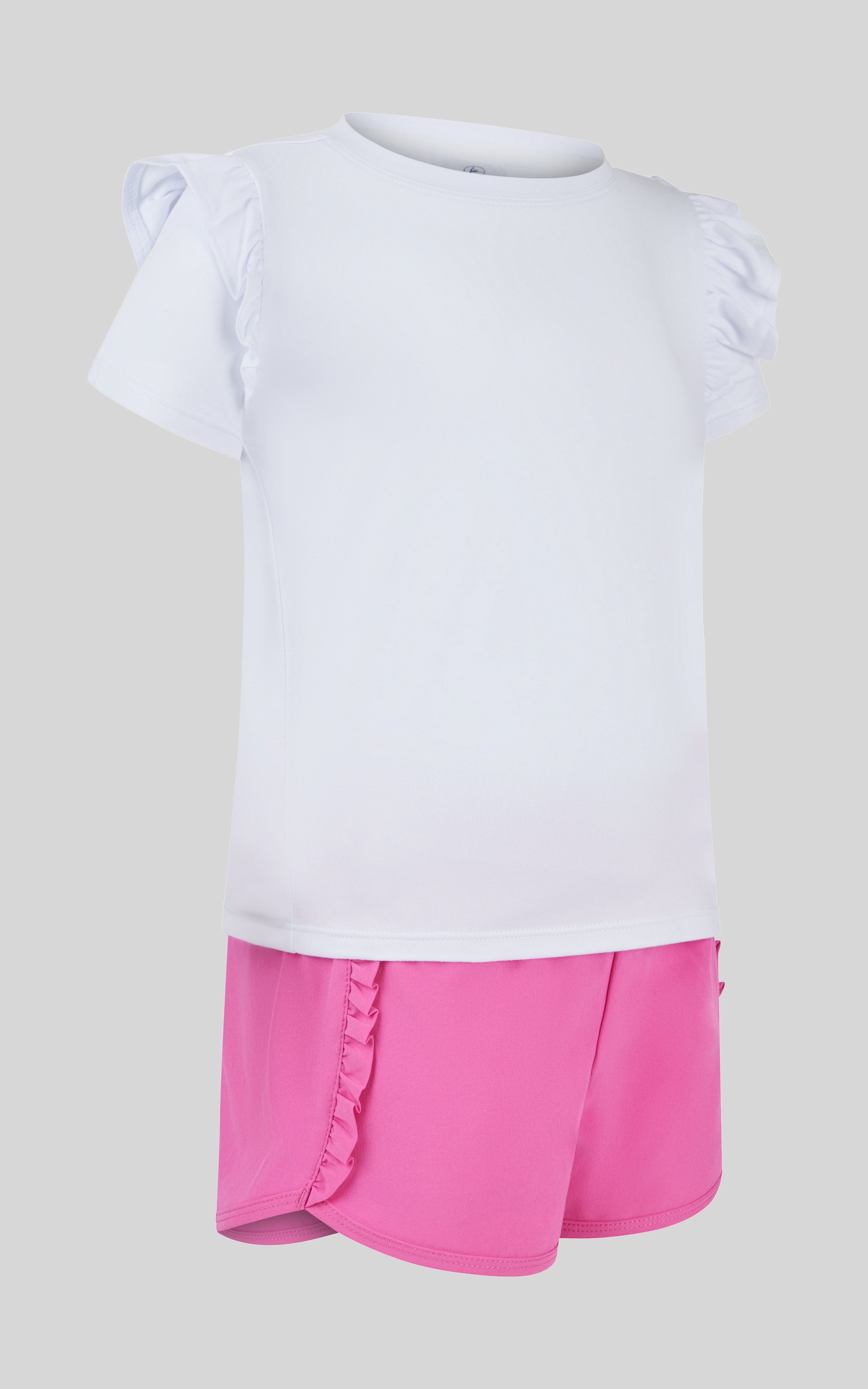 Toddler Girls 2 PC Short Sleeve Top and Lightstreme Running Short - 90 Degree by Reflex