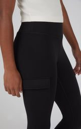 Girls 2 PK Interlock Everyday Cargo and Basic Legging