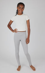 Girls 2 PK Interlock Everyday Cargo and Basic Legging - 90 Degree by Reflex