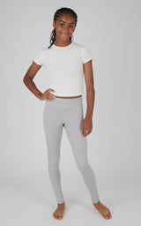 Girls 2 PK Interlock Everyday Cargo and Basic Legging - 90 Degree by Reflex