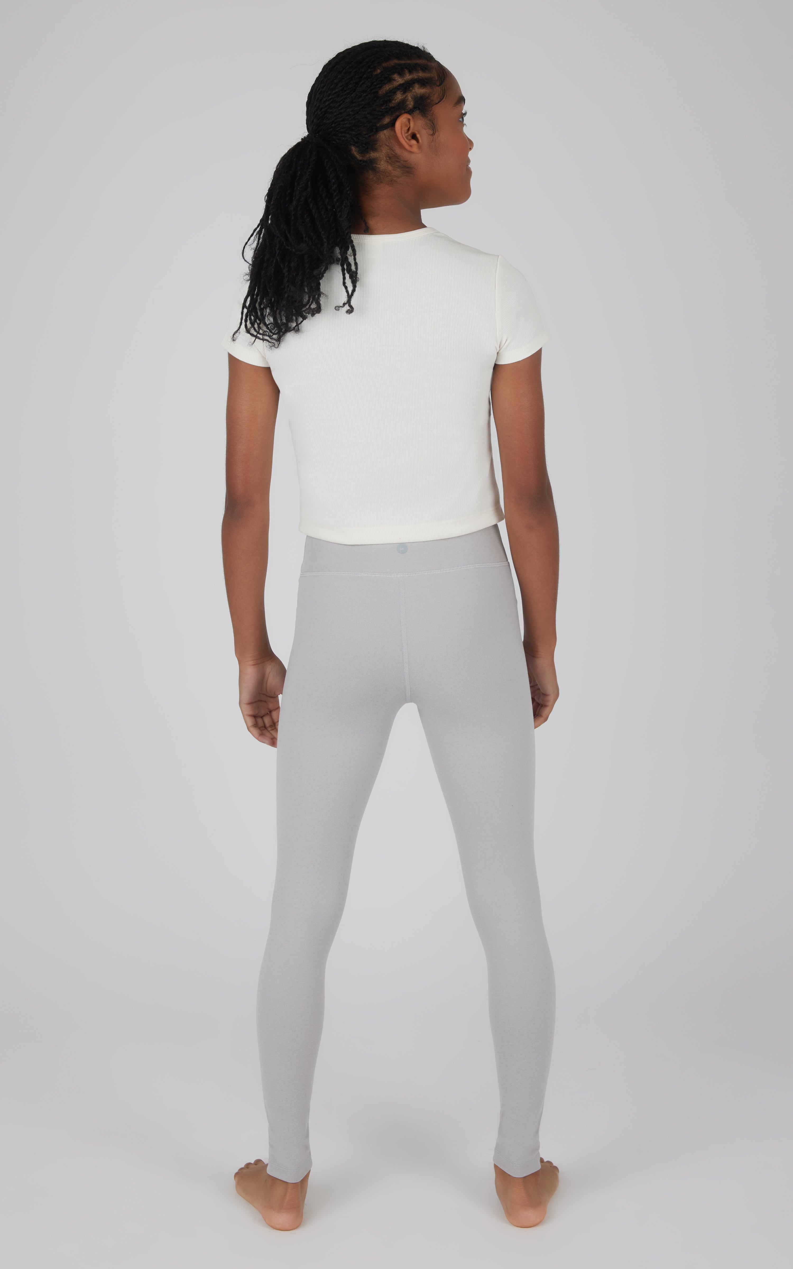 Girls 2 PK Interlock Everyday Cargo and Basic Legging - 90 Degree by Reflex