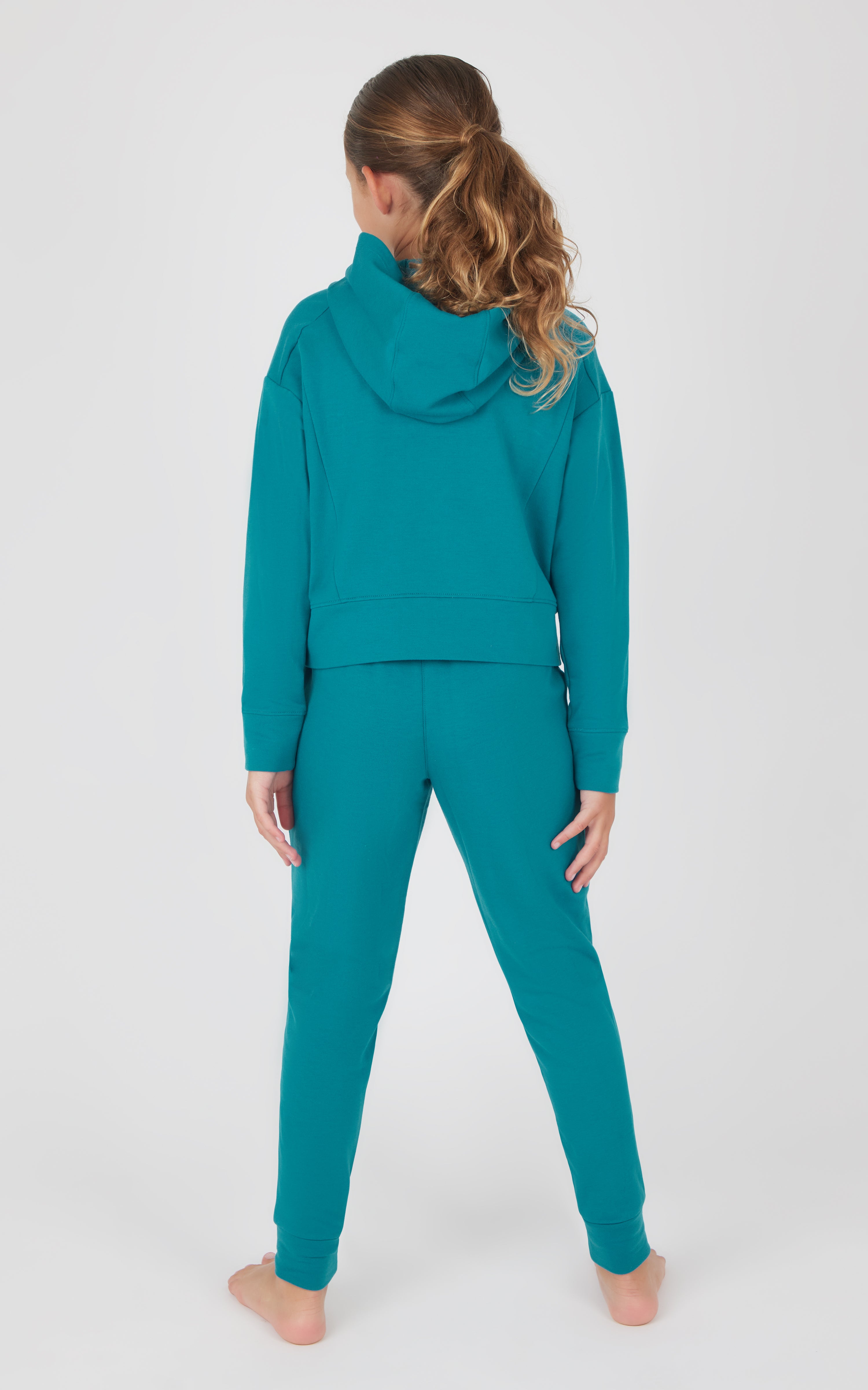 Girls 2 PC Terry Brushed Hoodie + Terry Brushed Jogger