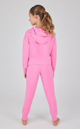Girls 2 PC Terry Brushed Hoodie + Terry Brushed Jogger - 90 Degree by Reflex