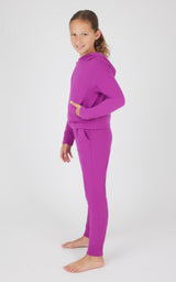 Girls 2 PC Terry Brushed Hoodie + Terry Brushed Jogger - 90 Degree by Reflex