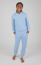 Girls 2 PC Terry Brushed Hoodie and Jogger