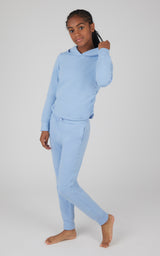 Girls 2 PC Terry Brushed Hoodie and Jogger - 90 Degree by Reflex
