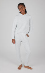 Girls 2 PC Terry Brushed Hoodie and Jogger