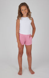 Girls 3 PC Zip Jacket + Muscle Tank + Short Set - 90 Degree by Reflex