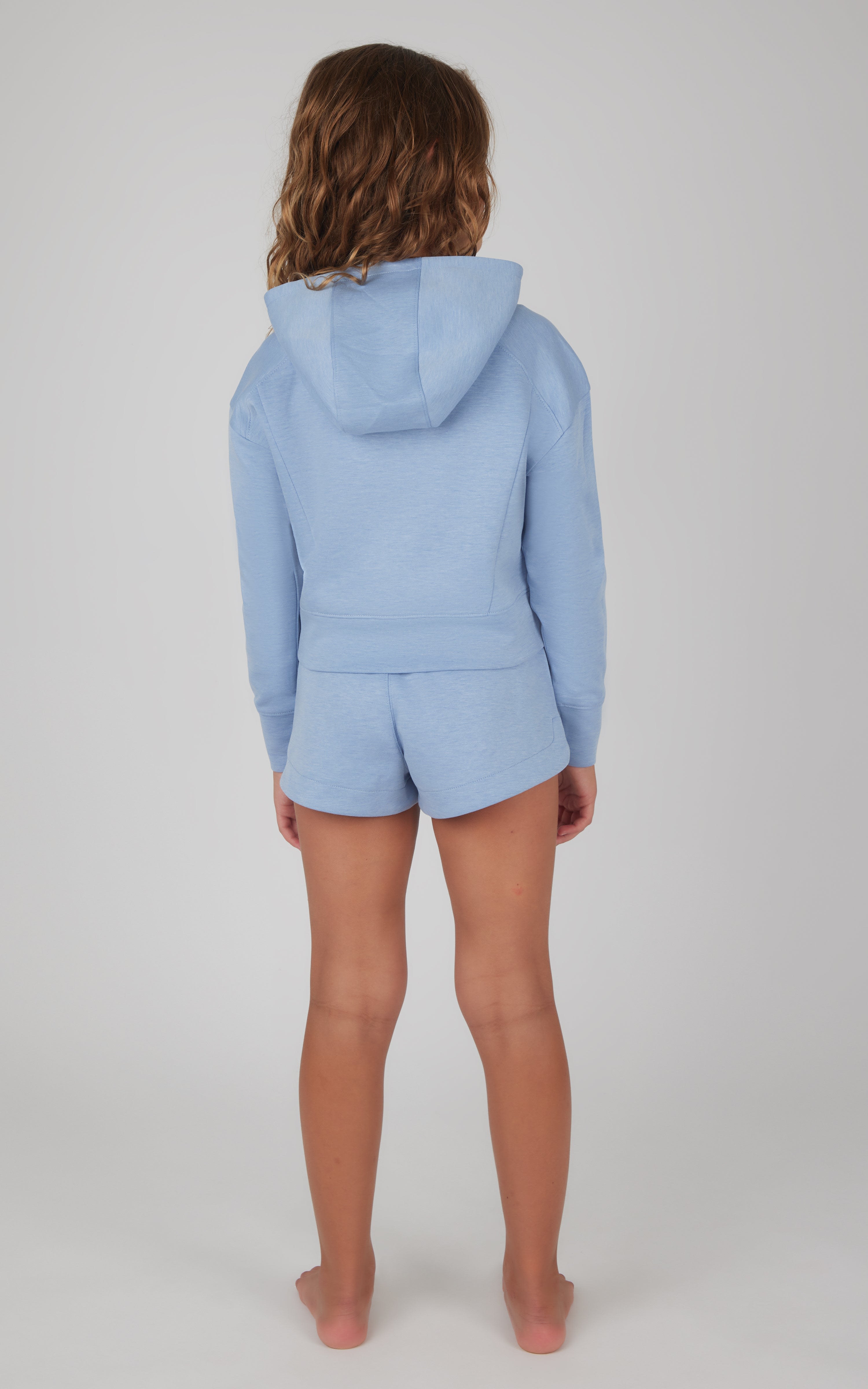 Girls 3 PC Zip Jacket + Muscle Tank + Short Set - 90 Degree by Reflex