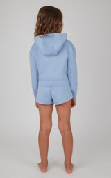 Girls 3 PC Zip Jacket + Muscle Tank + Short Set - 90 Degree by Reflex