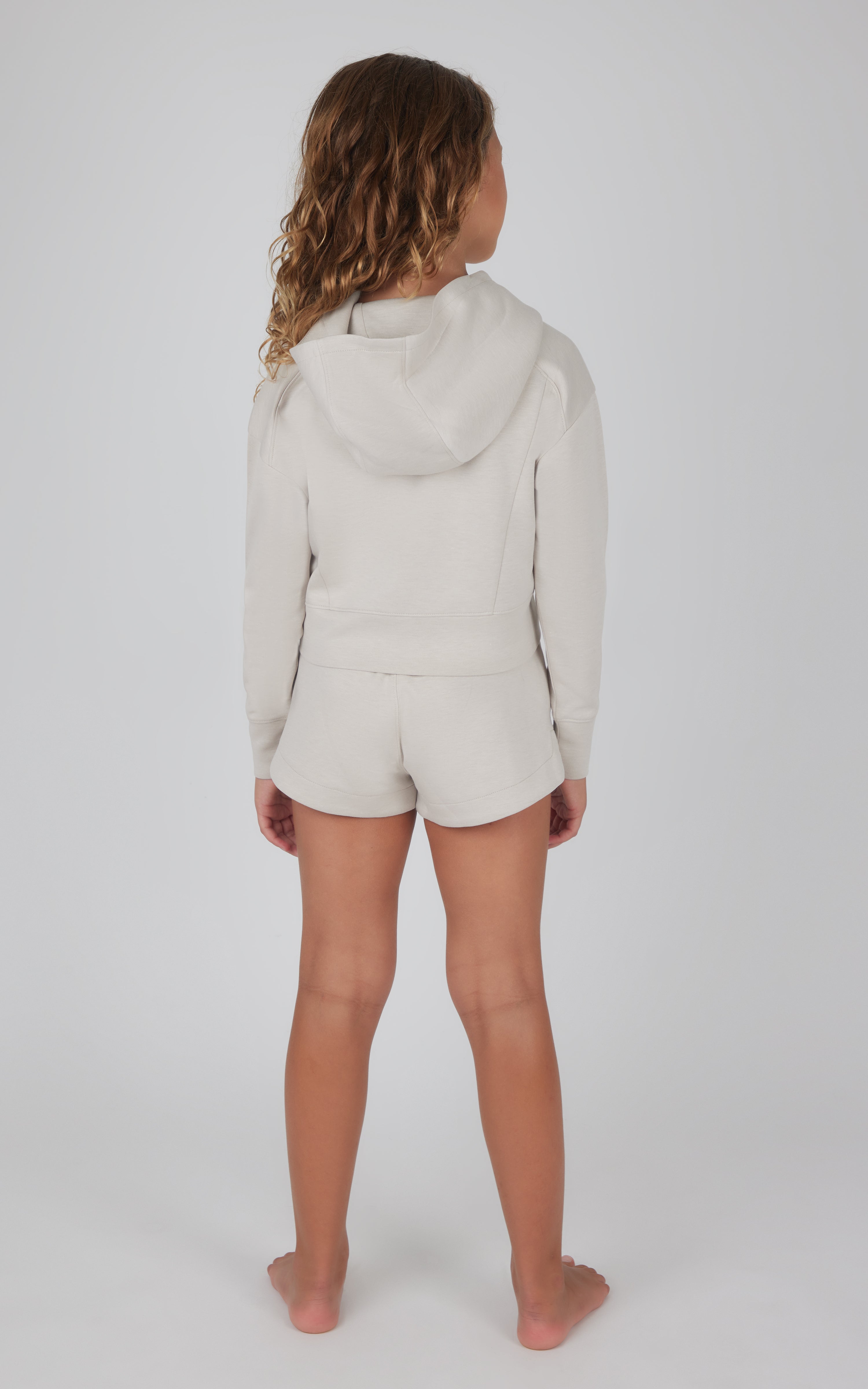 Girls 3 PC Zip Jacket + Muscle Tank + Short Set - 90 Degree by Reflex