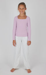 Girls Heavenly Rib School's Out Square Neck Top and Pant