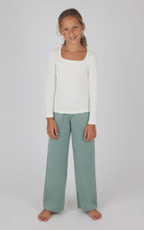 Girls Heavenly Rib School's Out Square Neck Top and Pant