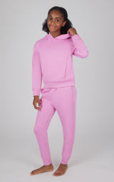 Girls 2 PC Pullover Hoodie + Jogger Set