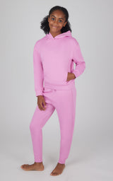 Girls 2 PC Pullover Hoodie + Jogger Set