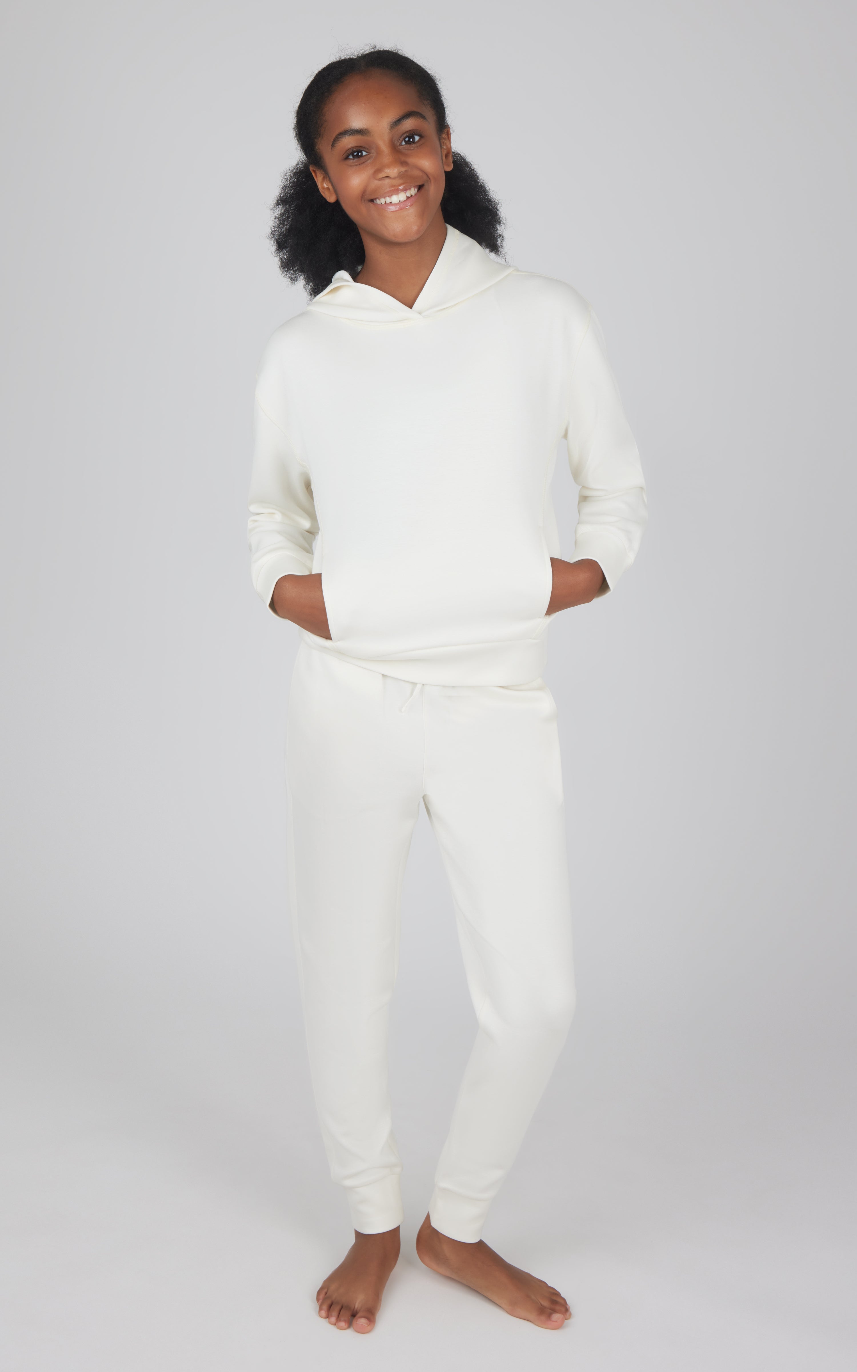 Girls 2 PC Pullover Hoodie + Jogger Set - 90 Degree by Reflex