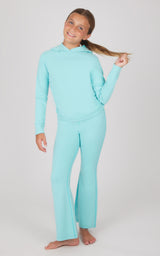 Girls 2 PC Hoodie and Flared Leg Pant