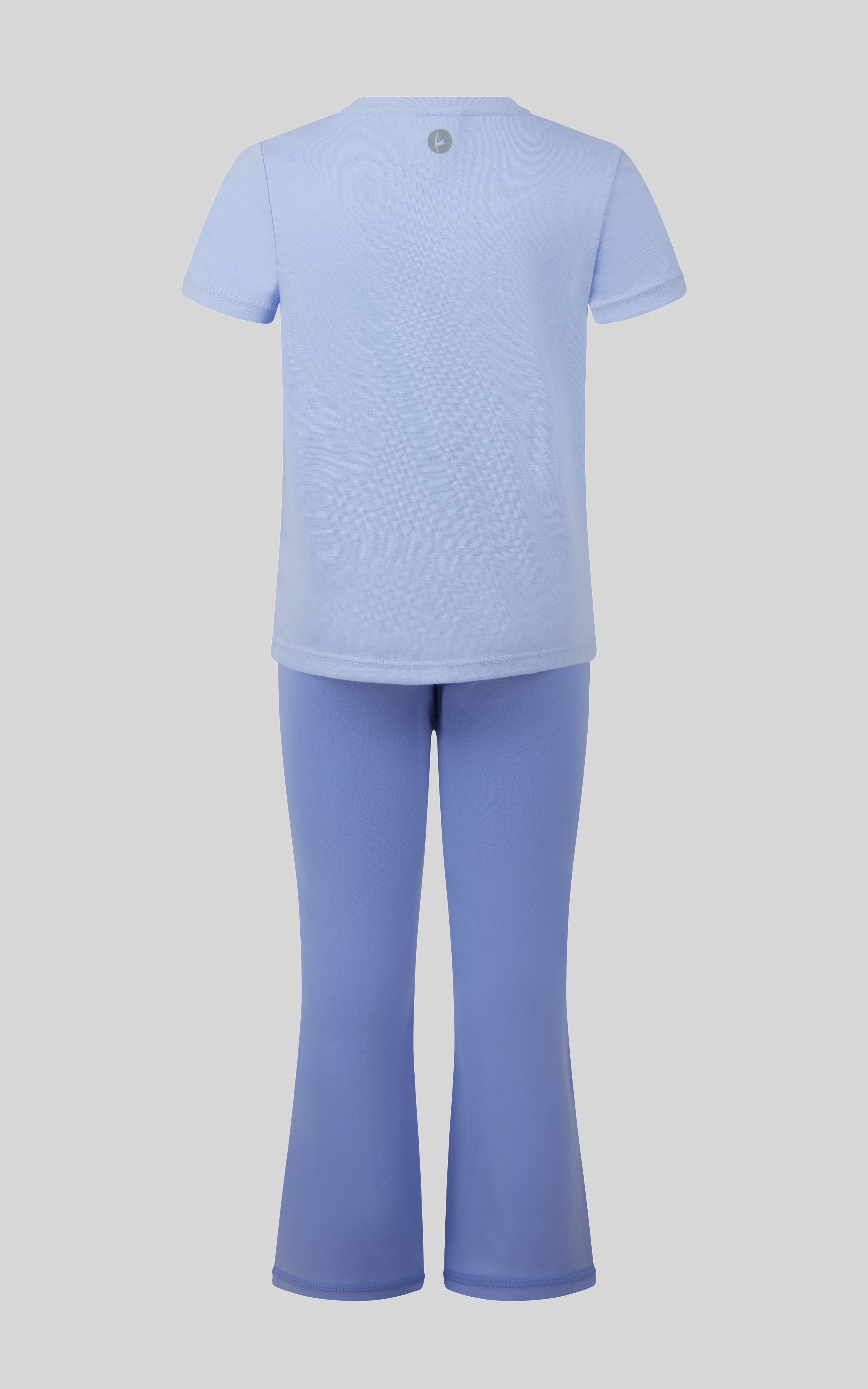 Toddler Girls 2 PC Short Sleeve Tee and Flare Legging - 90 Degree by Reflex