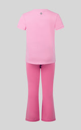 Toddler Girls 2 PC Short Sleeve Tee and Flare Legging
