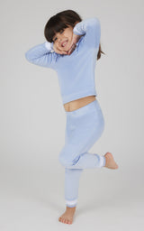 Toddler 2 PC Velour Ruffle Sweatshirt and Jogger