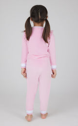 Toddler 2 PC Velour Ruffle Sweatshirt and Jogger