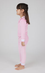 Toddler 2 PC Velour Ruffle Sweatshirt and Jogger