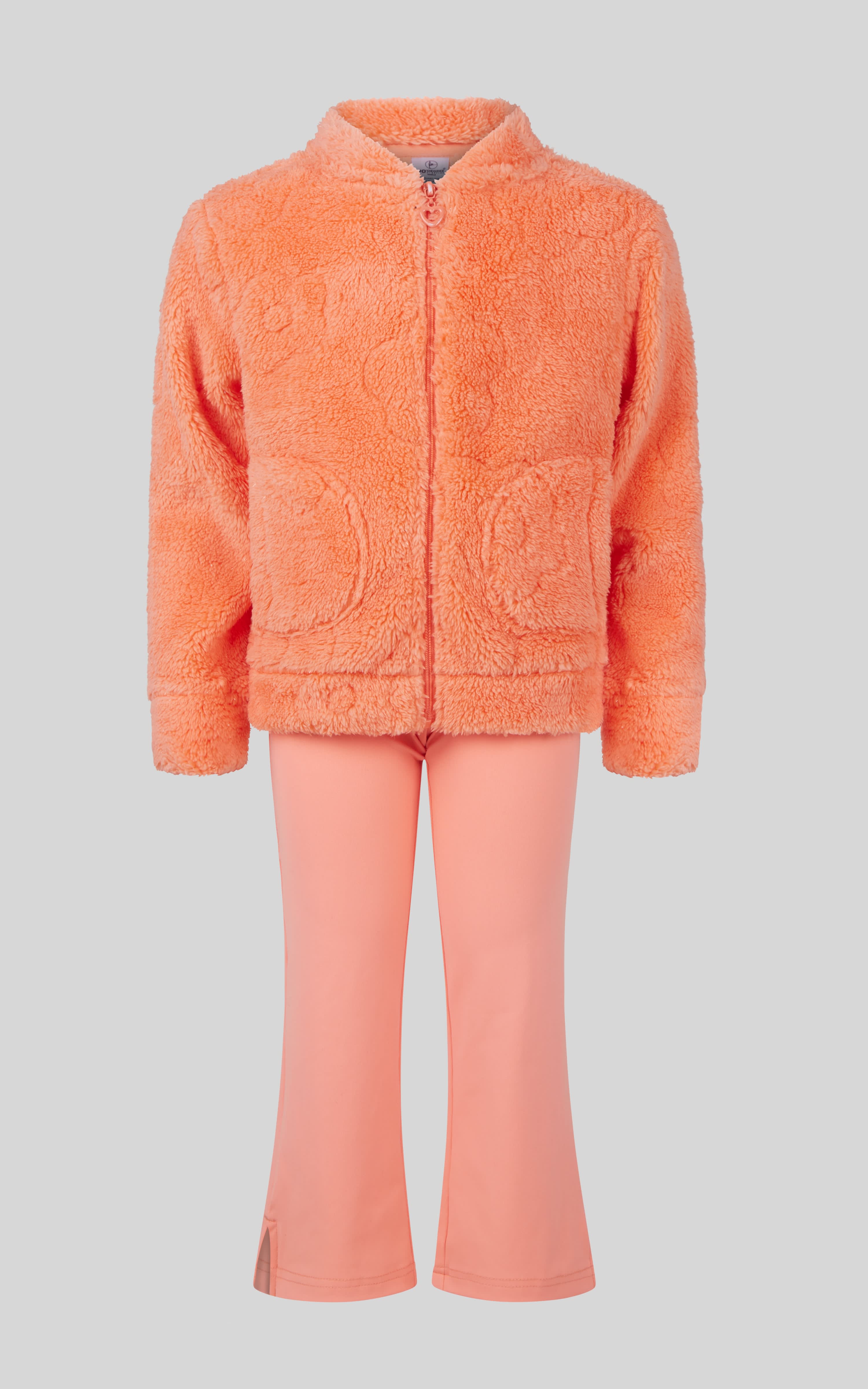 Toddler Girls 2 PC Jacquard Bomber Jacket and Flare Leg Pant - 90 Degree by Reflex
