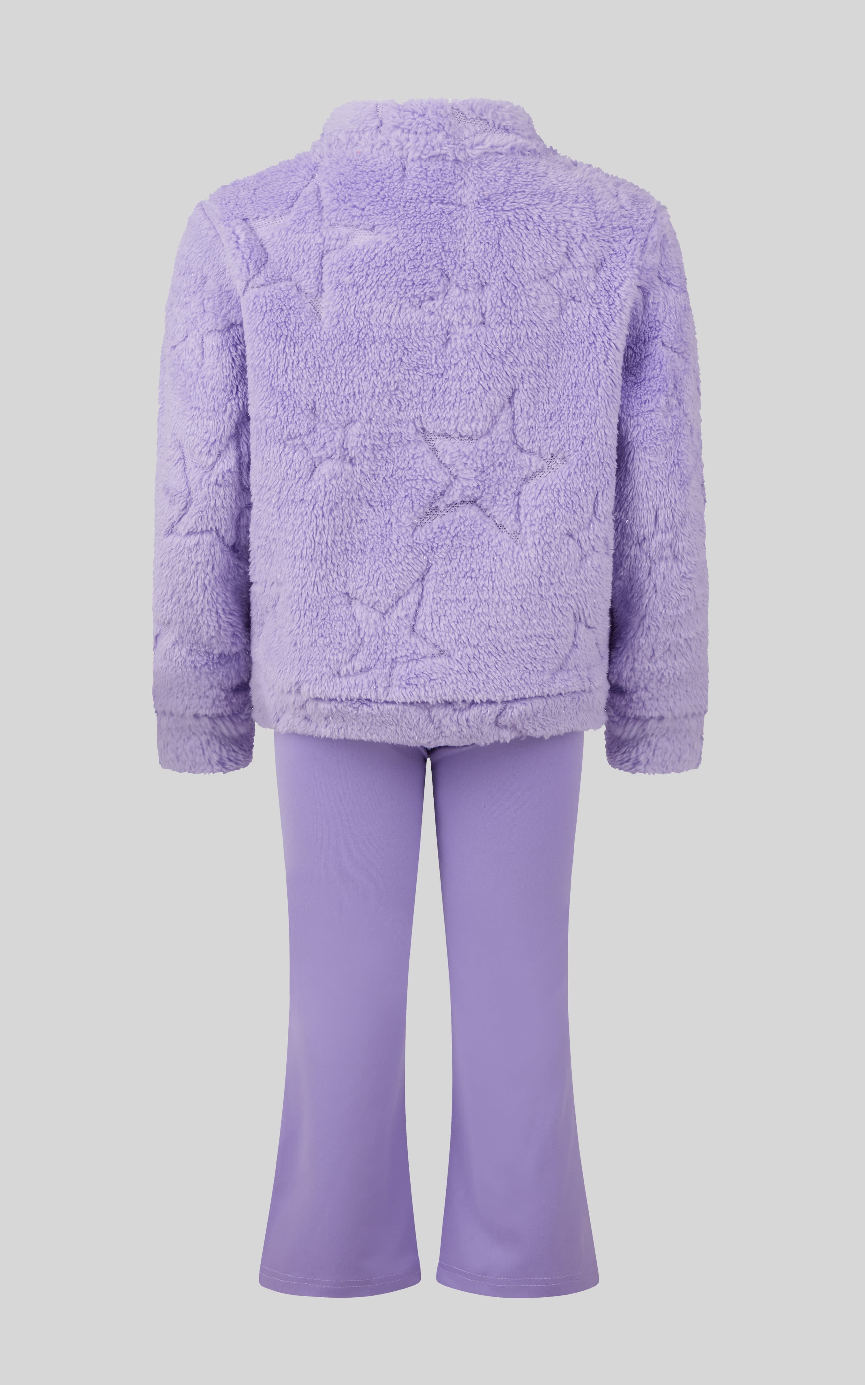 Toddler Girls 2 PC Jacquard Bomber Jacket and Flare Leg Pant - 90 Degree by Reflex