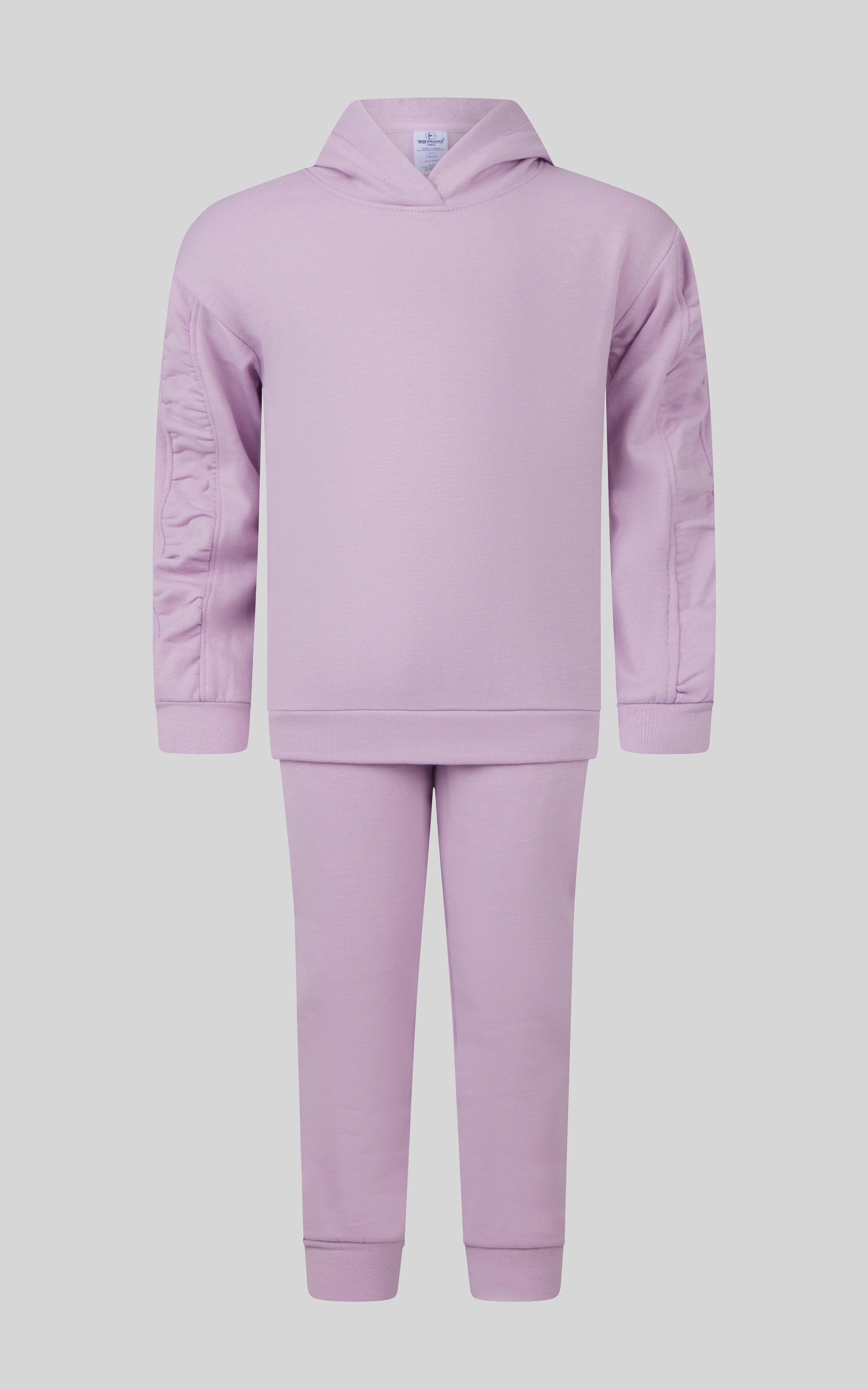 Toddler Girls 2 PC Brushed Terry Hoodie and Jogger - 90 Degree by Reflex