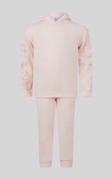 Toddler Girls 2 PC Brushed Terry Hoodie and Jogger - 90 Degree by Reflex