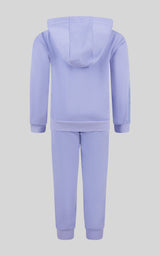 Toddler Girls 2 PC Brushed Terry Hoodie Jacket and Jogger