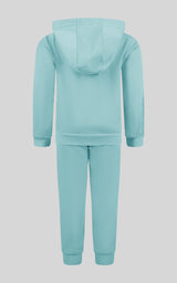 Toddler Girls 2 PC Brushed Terry Hoodie Jacket and Jogger - 90 Degree by Reflex