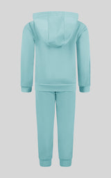 Toddler Girls 2 PC Brushed Terry Hoodie Jacket and Jogger - 90 Degree by Reflex