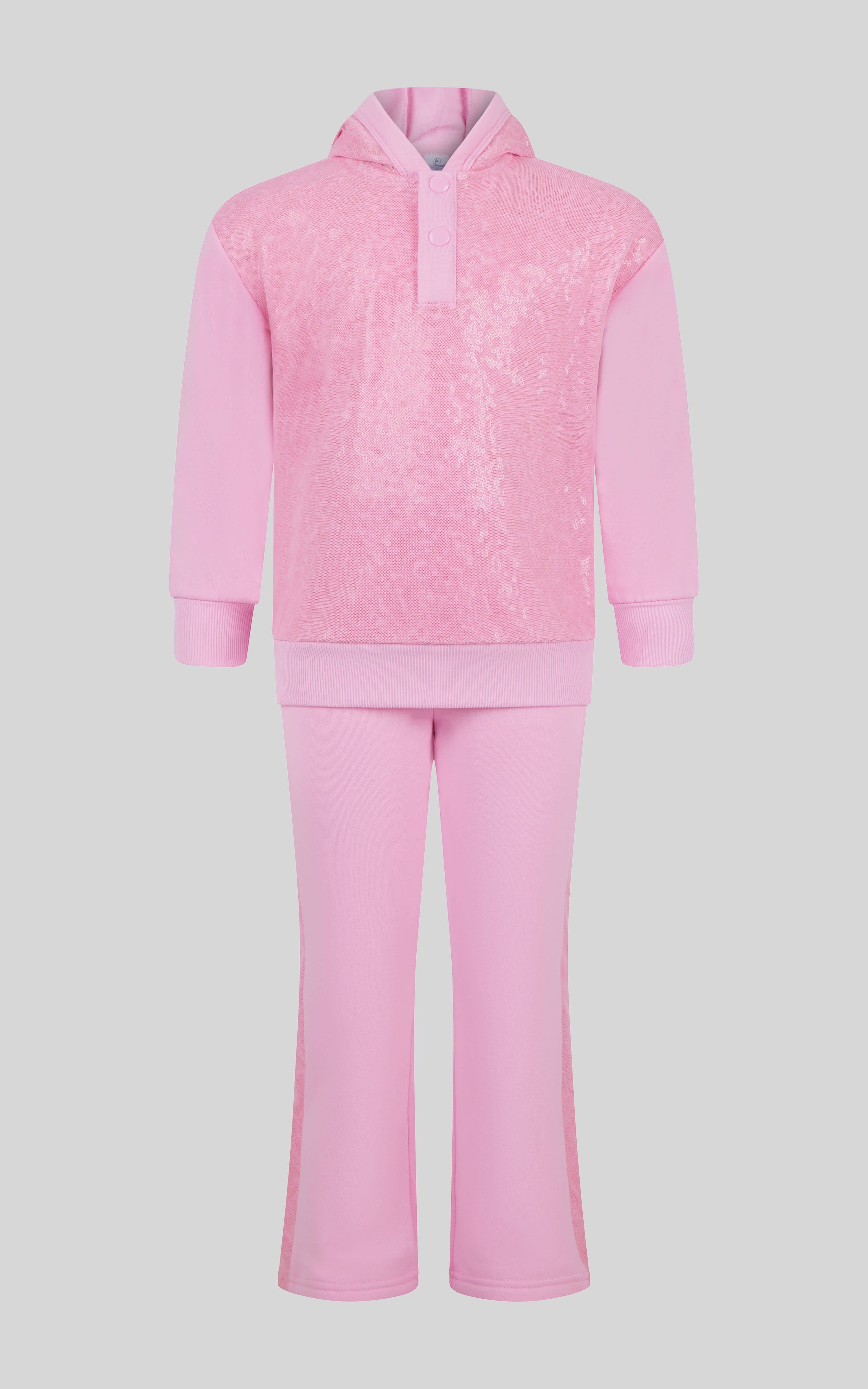 Toddler Girls 2 PC Brushed Terry Pullover and Flared Pant - 90 Degree by Reflex