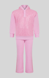 Toddler Girls 2 PC Brushed Terry Pullover and Flared Pant