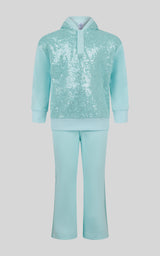 Toddler Girls 2 PC Brushed Terry Pullover and Flared Pant