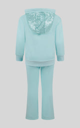 Toddler Girls 2 PC Brushed Terry Pullover and Flared Pant - 90 Degree by Reflex