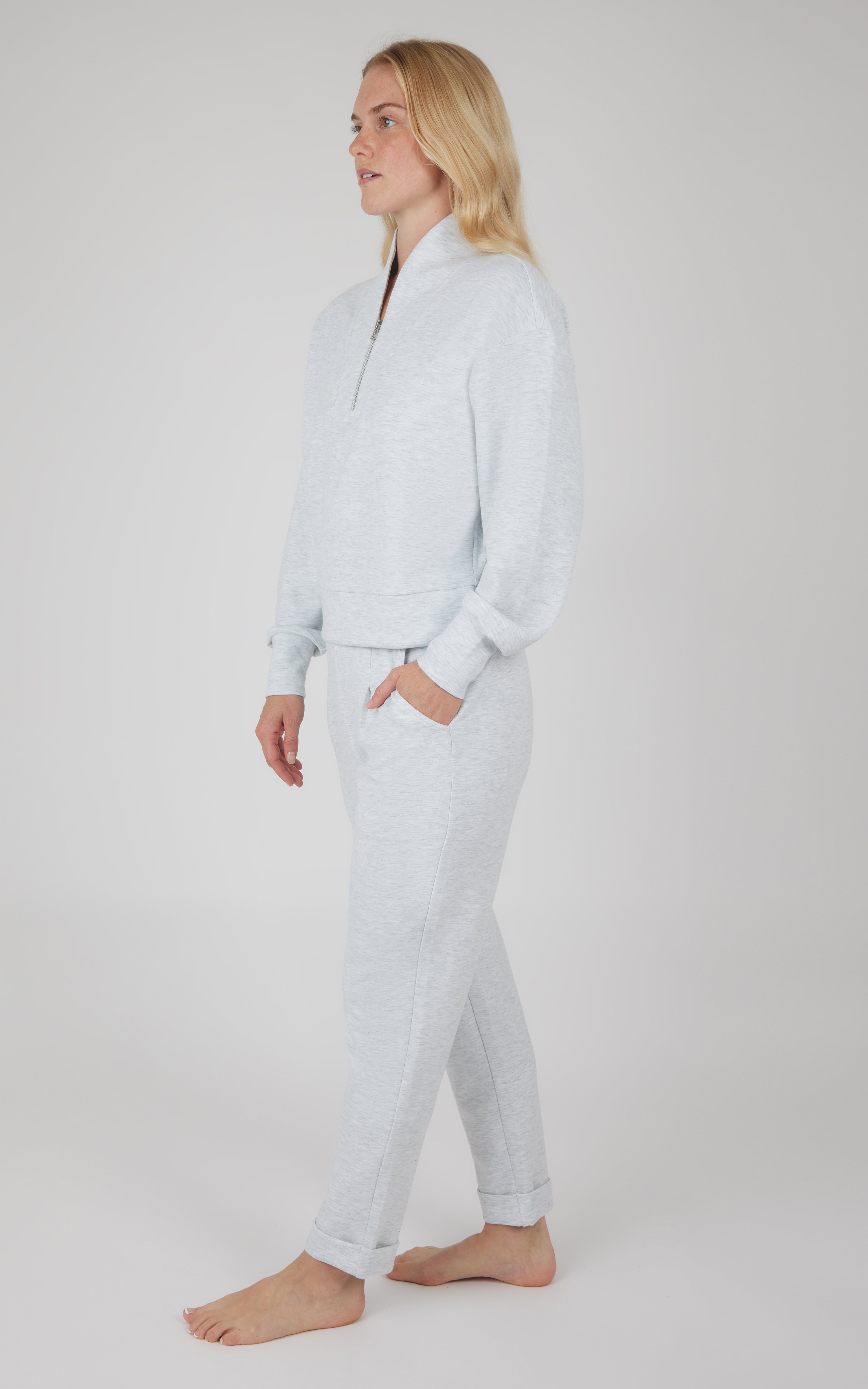 Softlite Zip Neck Pullover and Jogger Set