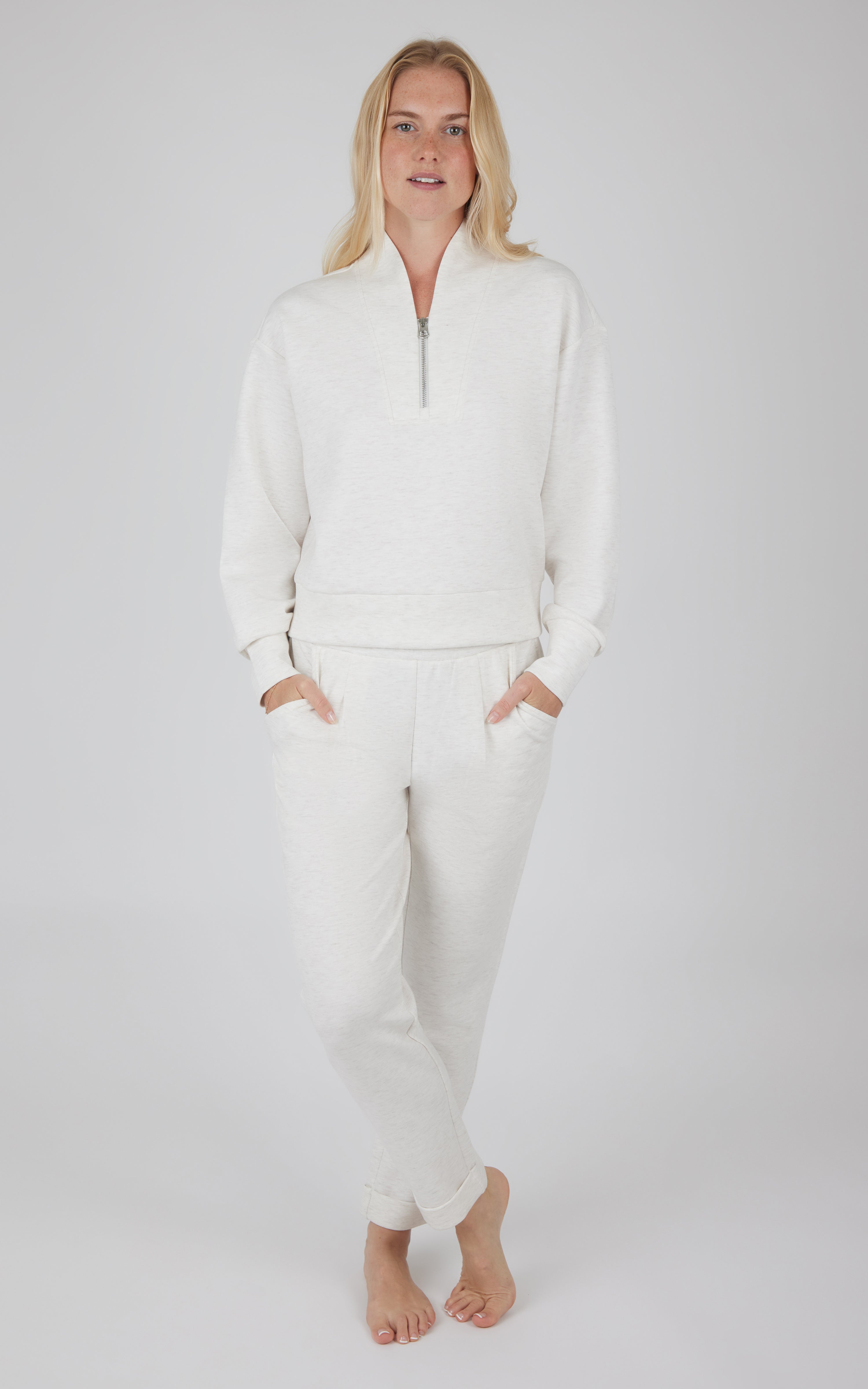 Softlite Zip Neck Pullover and Jogger Set