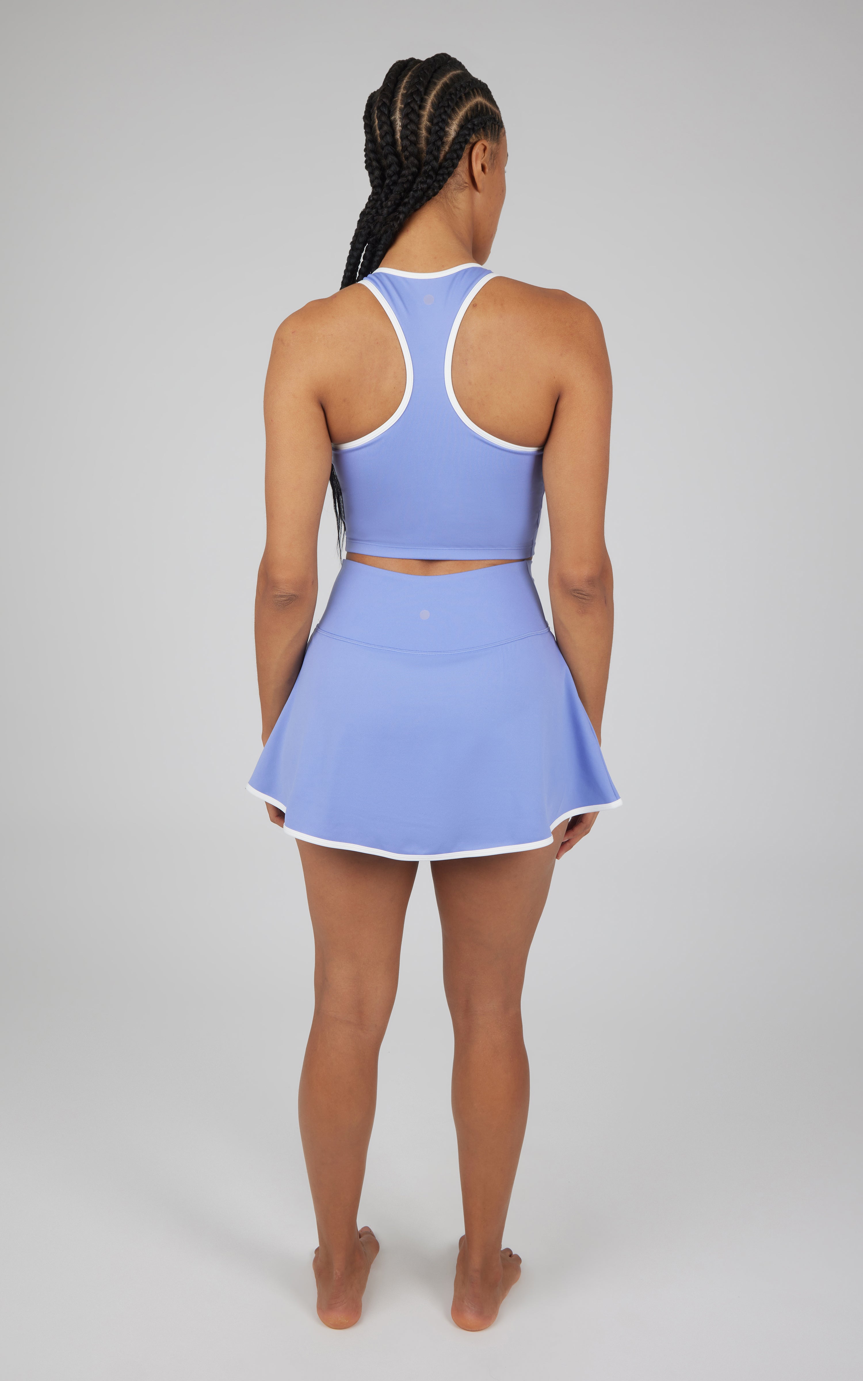 2 PC Lux Tank and Crossover Skort Set