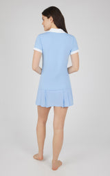 2 PC Nude Tech Polo and Lightstreme Skort Set - 90 Degree by Reflex