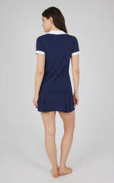 2 PC Nude Tech Polo and Lightstreme Skort Set - 90 Degree by Reflex