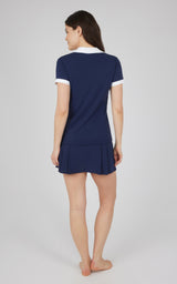 2 PC Nude Tech Polo and Lightstreme Skort Set - 90 Degree by Reflex