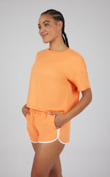 2 PC Boxy Tee and Running Short Set - 90 Degree by Reflex