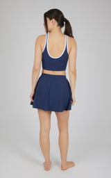 2 PC Nude Tech Tank and Skort Set - 90 Degree by Reflex