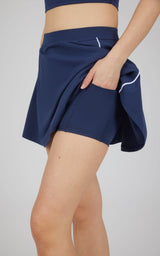 2 PC Nude Tech Tank and Skort Set