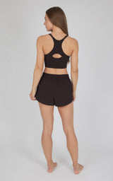 2 PC Seamless Bra Top and Lightstreme Running Short - Our Cafe Story - 90 Degree by Reflex