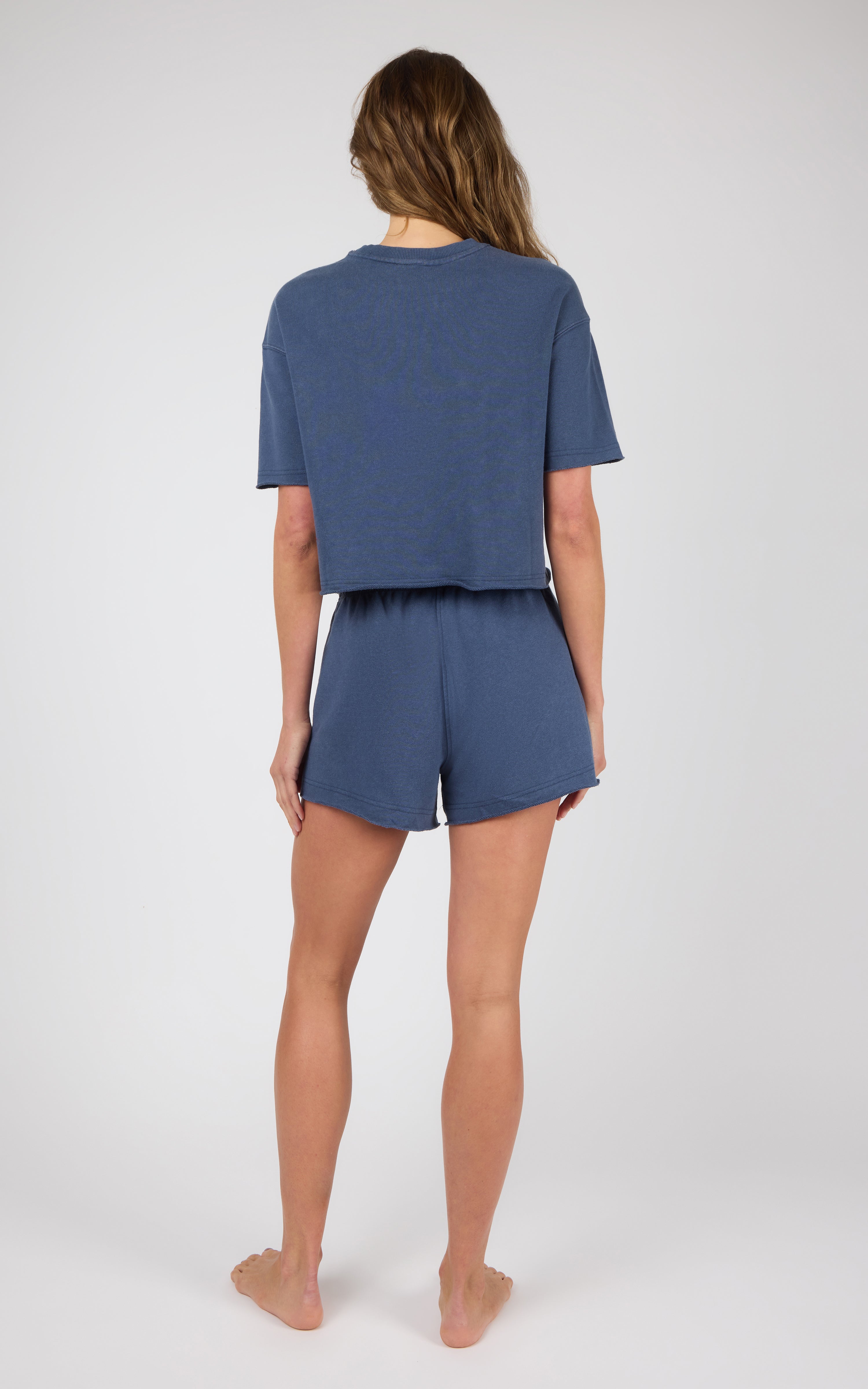 Loop Terry Mellow Cove Short Sleeve & Short Set - 90 Degree by Reflex